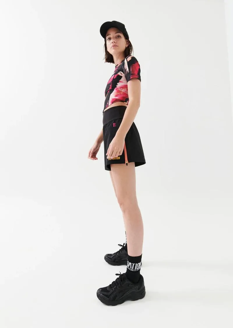 HIGH PRESS SHORT IN BLACK