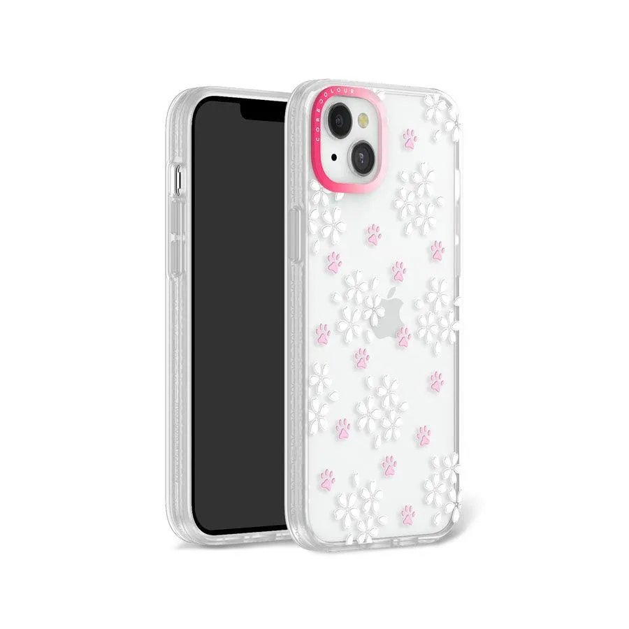 iPhone 12 Cherry Blossom Paw Phone Case