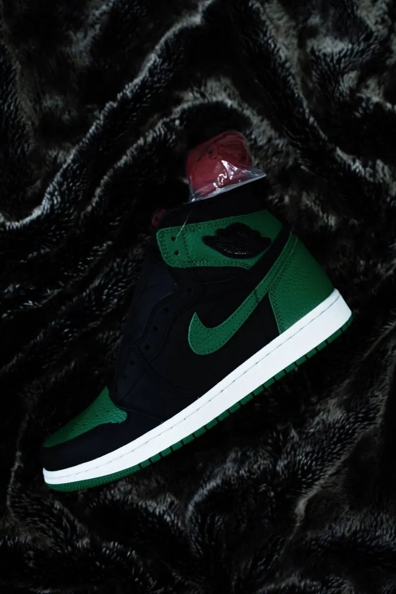 Jordan 1 Retro High Pine Green Black