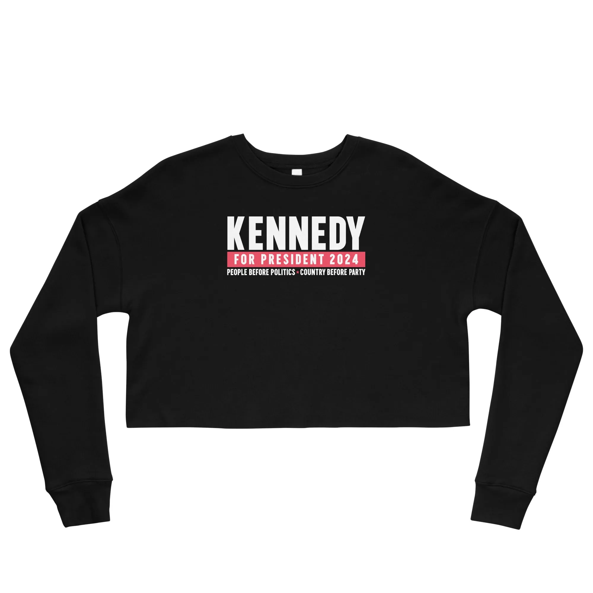 Kennedy for the People Crop Sweatshirt