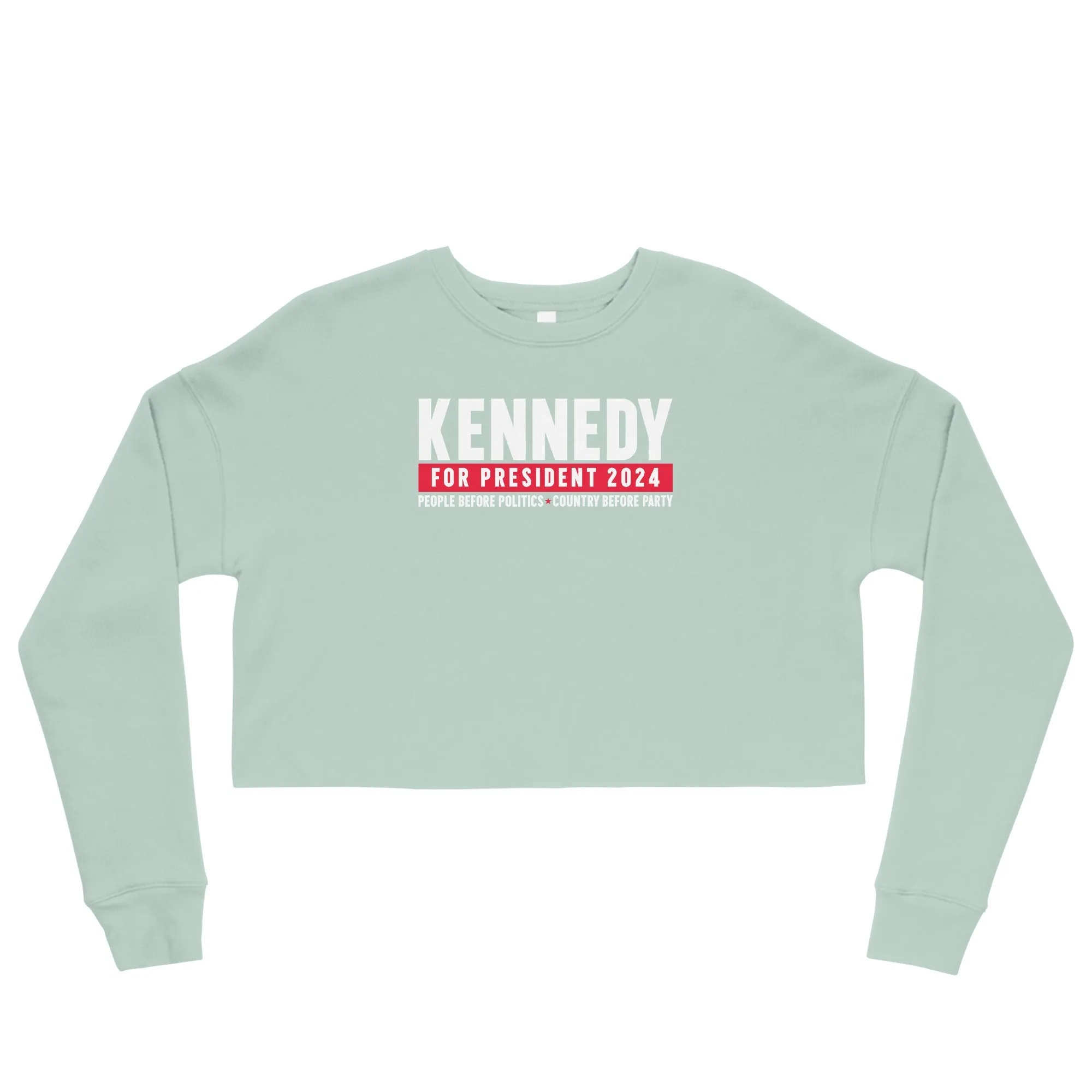 Kennedy for the People Crop Sweatshirt