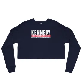 Kennedy for the People Crop Sweatshirt