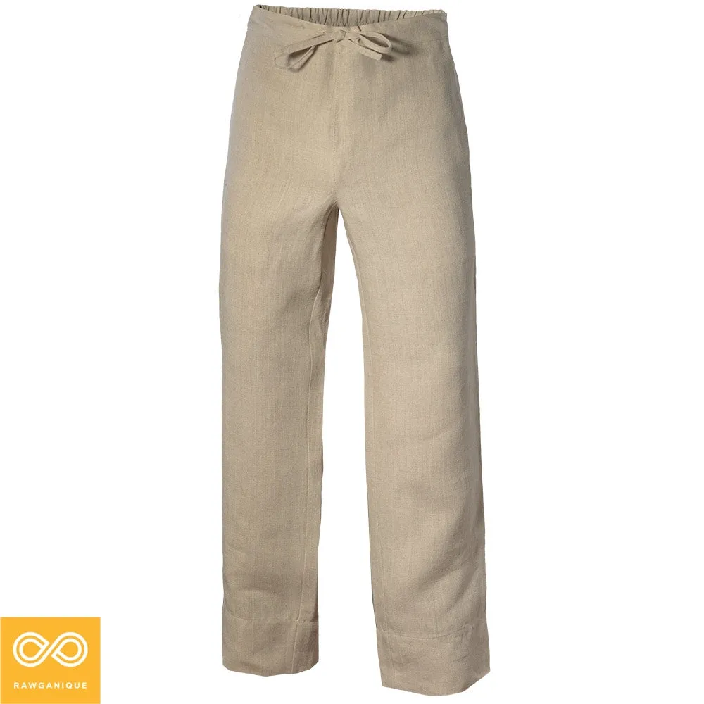 KOH SAMUI 100% Organic Hemp Meditation Pants II (Flat-Front) (Closeout - Final Sale)