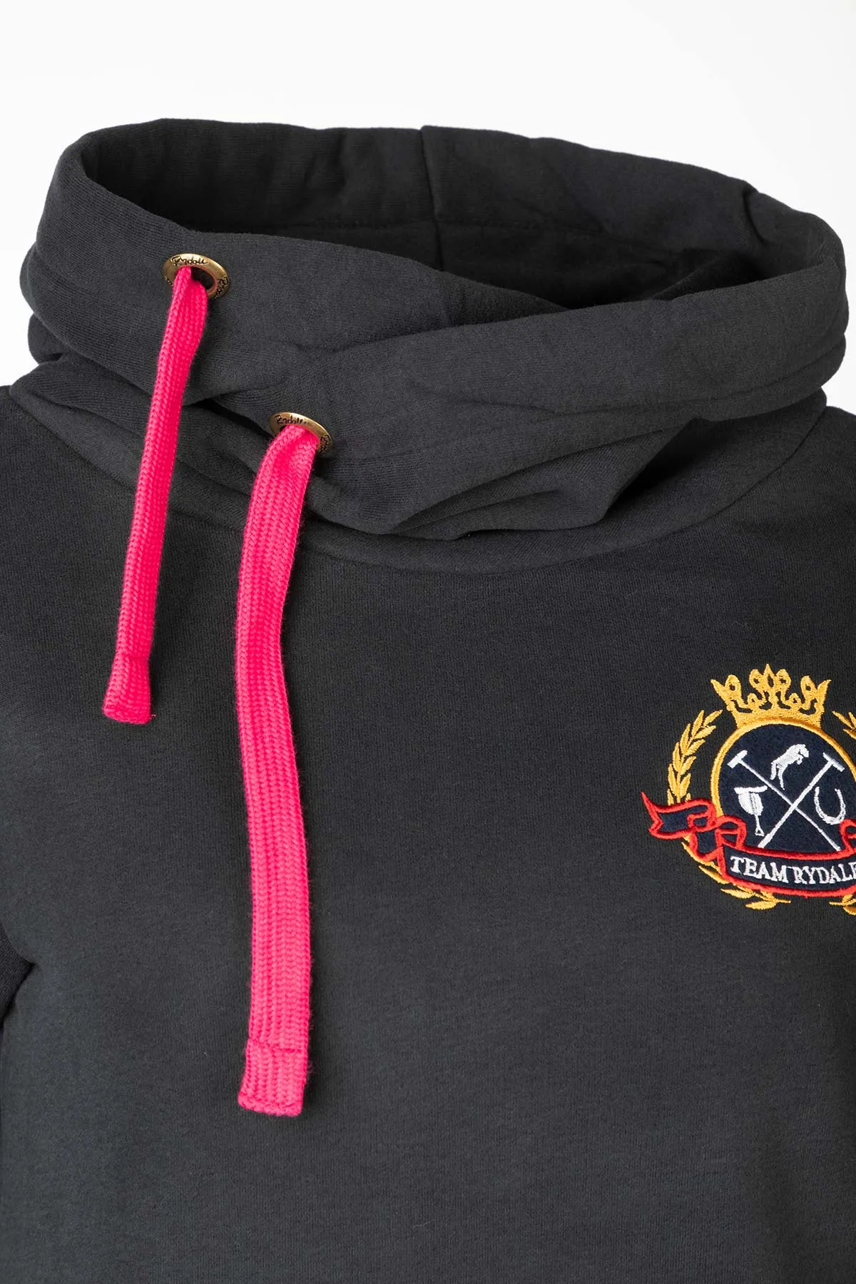 Ladies Emblem Cross Neck Hoody