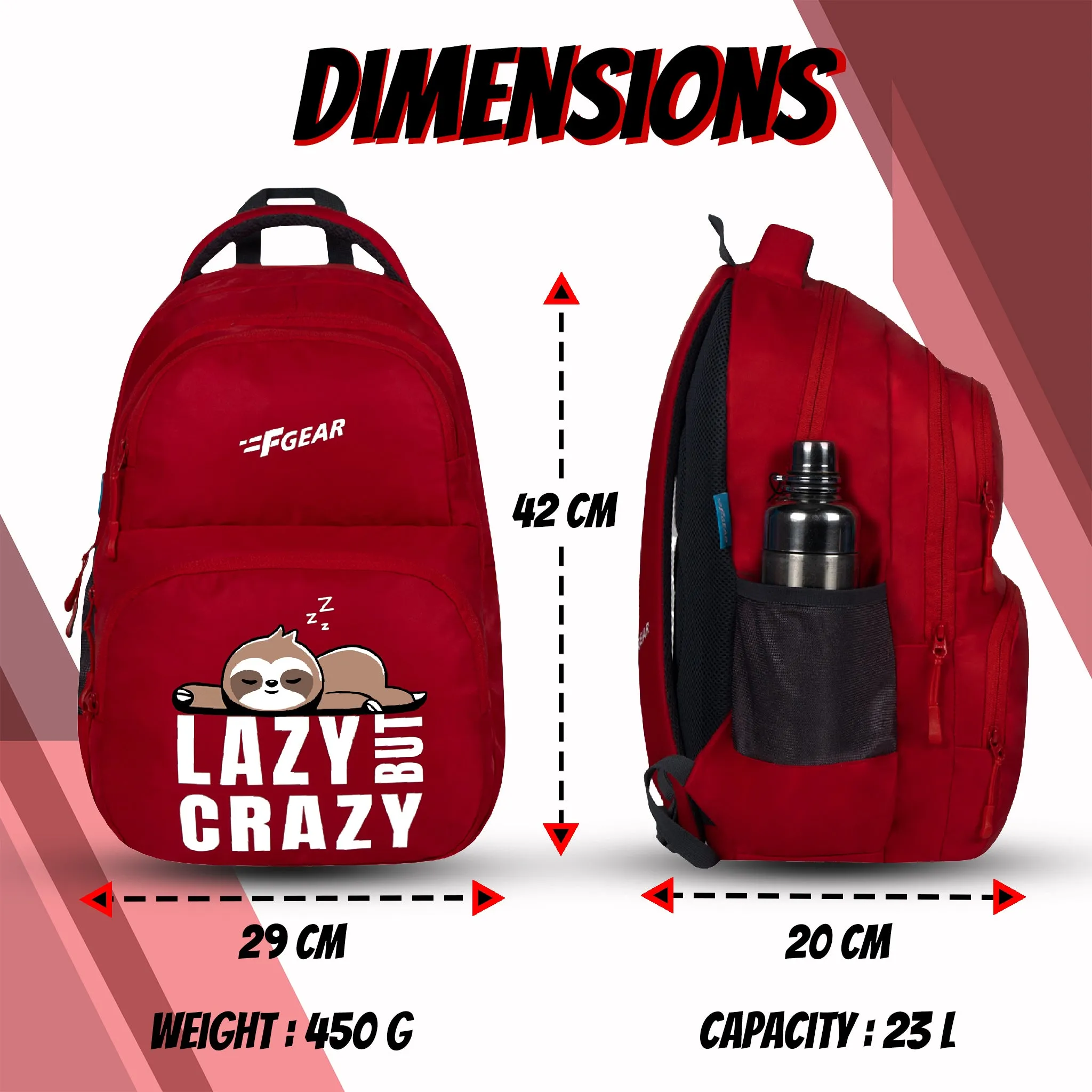 LBC 23L Red Backpack