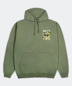 LEMON HOODY MOSS GREEN