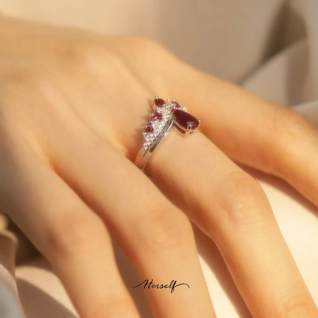 Maxine Ruby Coronation Ring