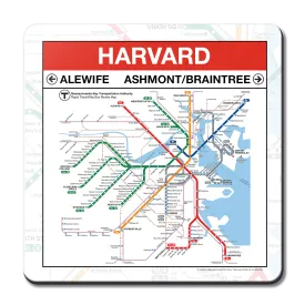 MBTA Harvard Red Line Station Coaster