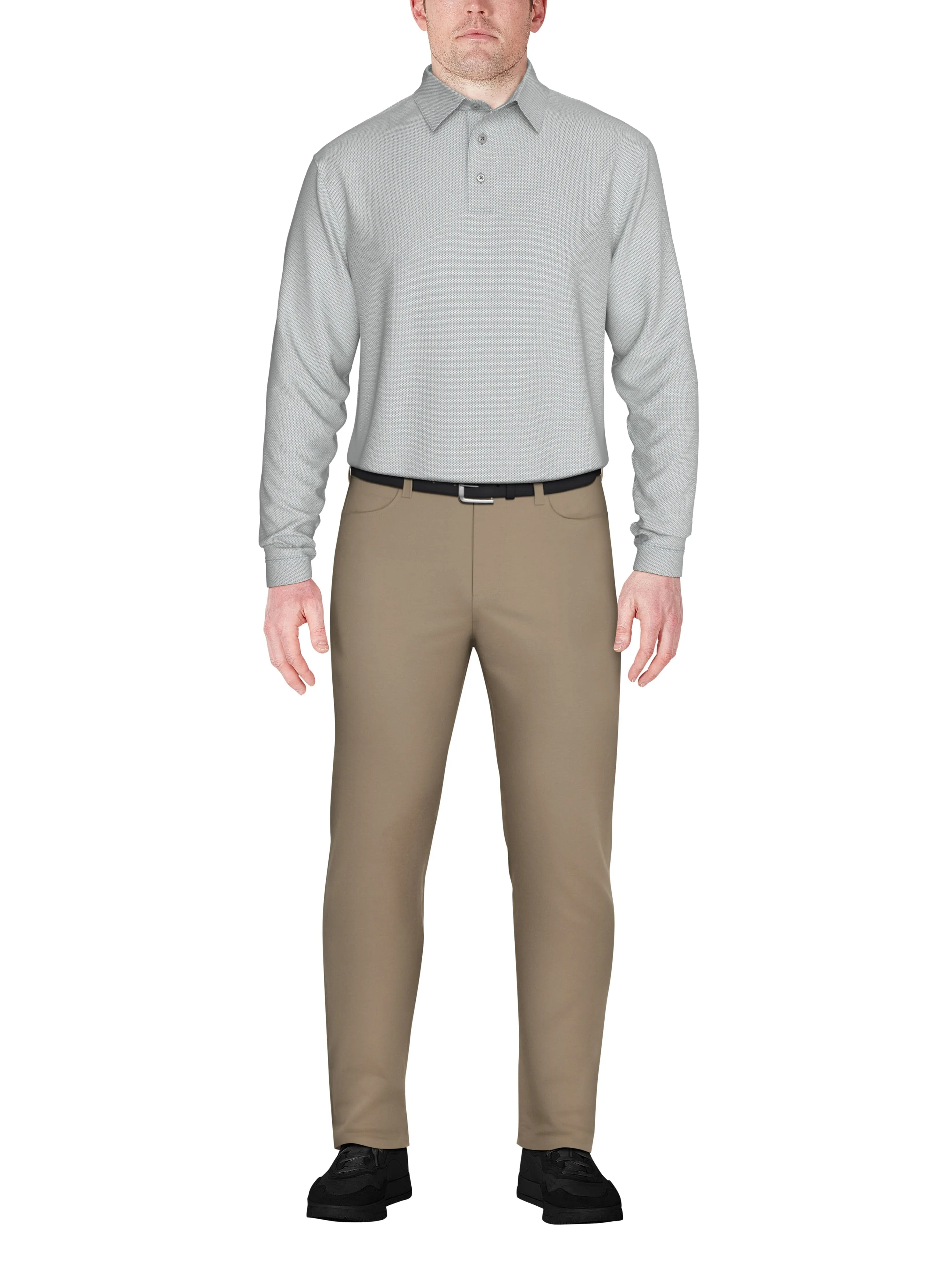 Men's Jacquard Golf Polo