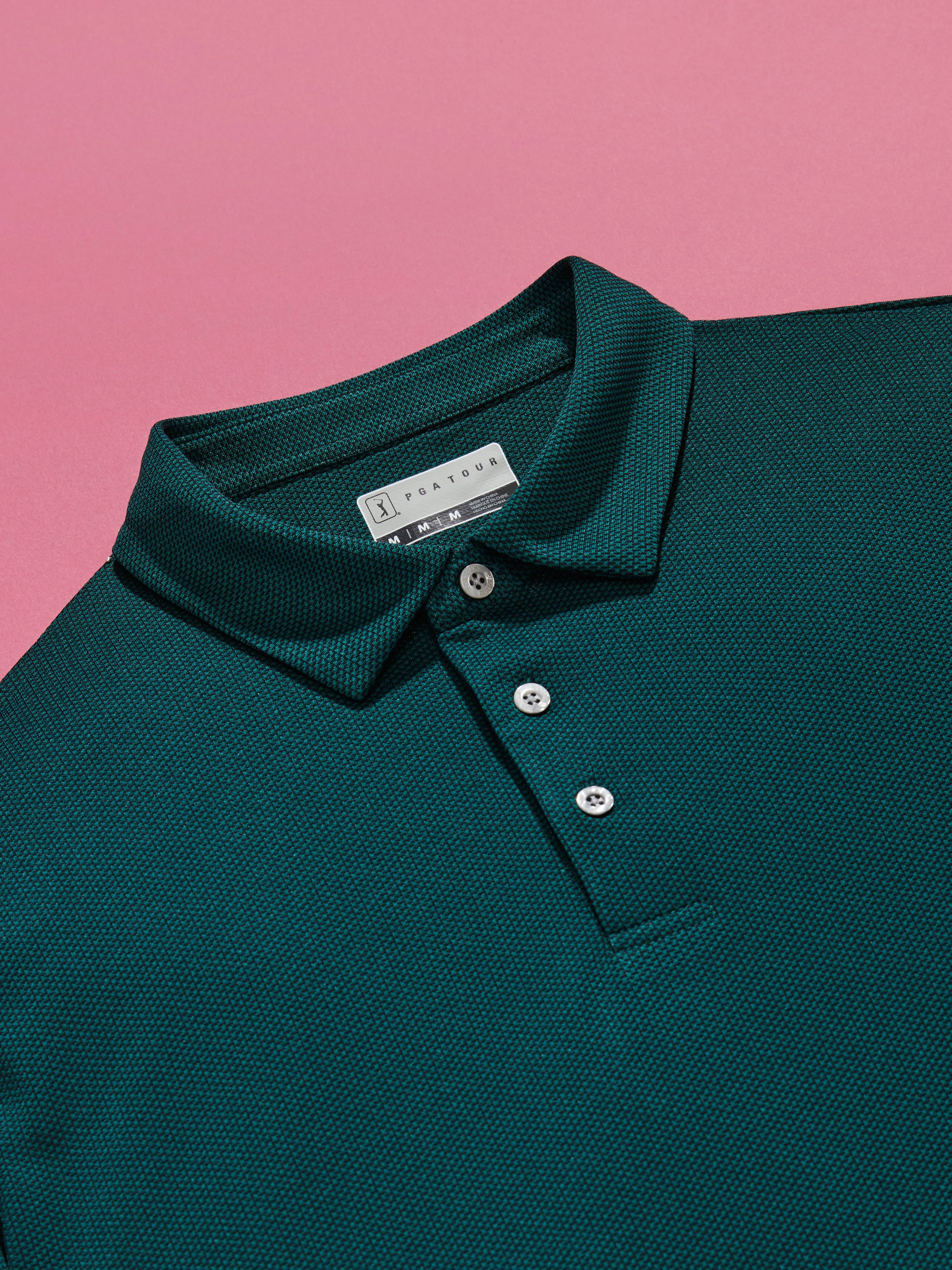 Men's Jacquard Golf Polo