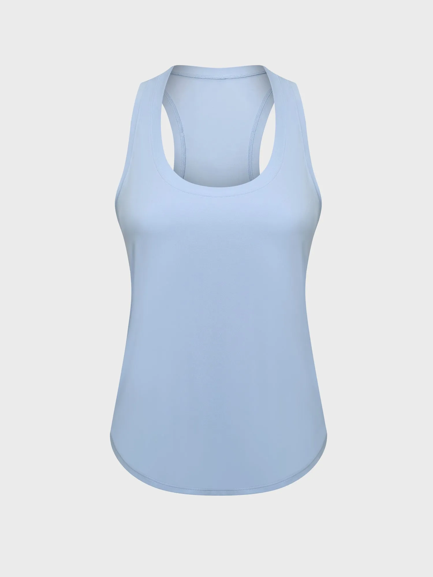 Midsize Racerback Nude Loose Breathable Quick-drying Yoga Sports Tank Top