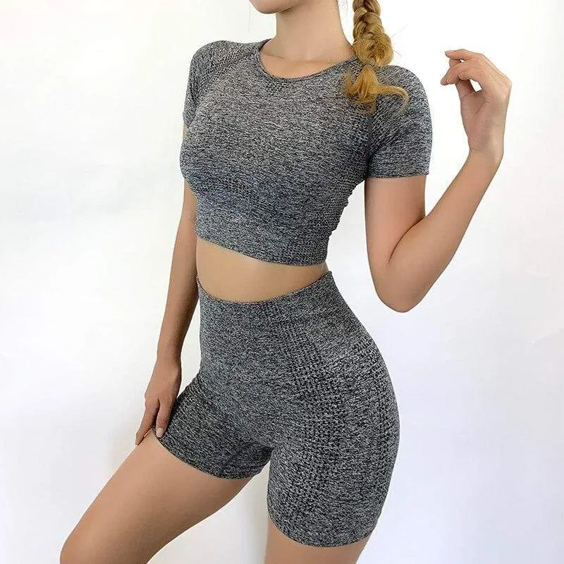 Motion Seamless Gym Shorts & Workout Top Set