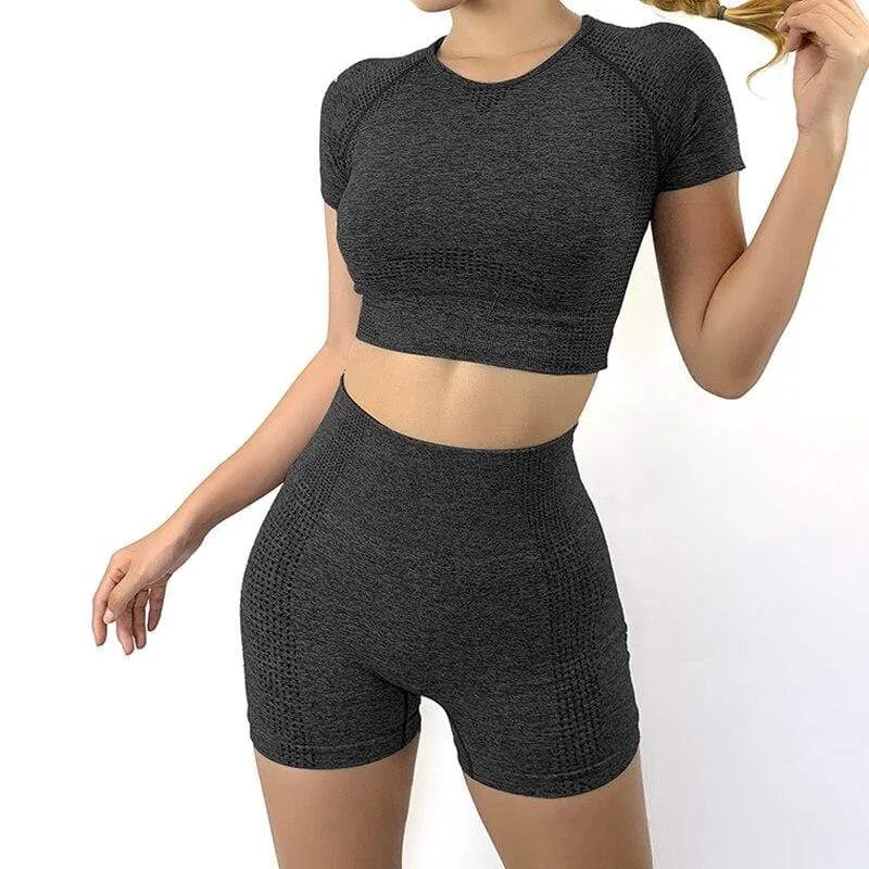 Motion Seamless Gym Shorts & Workout Top Set