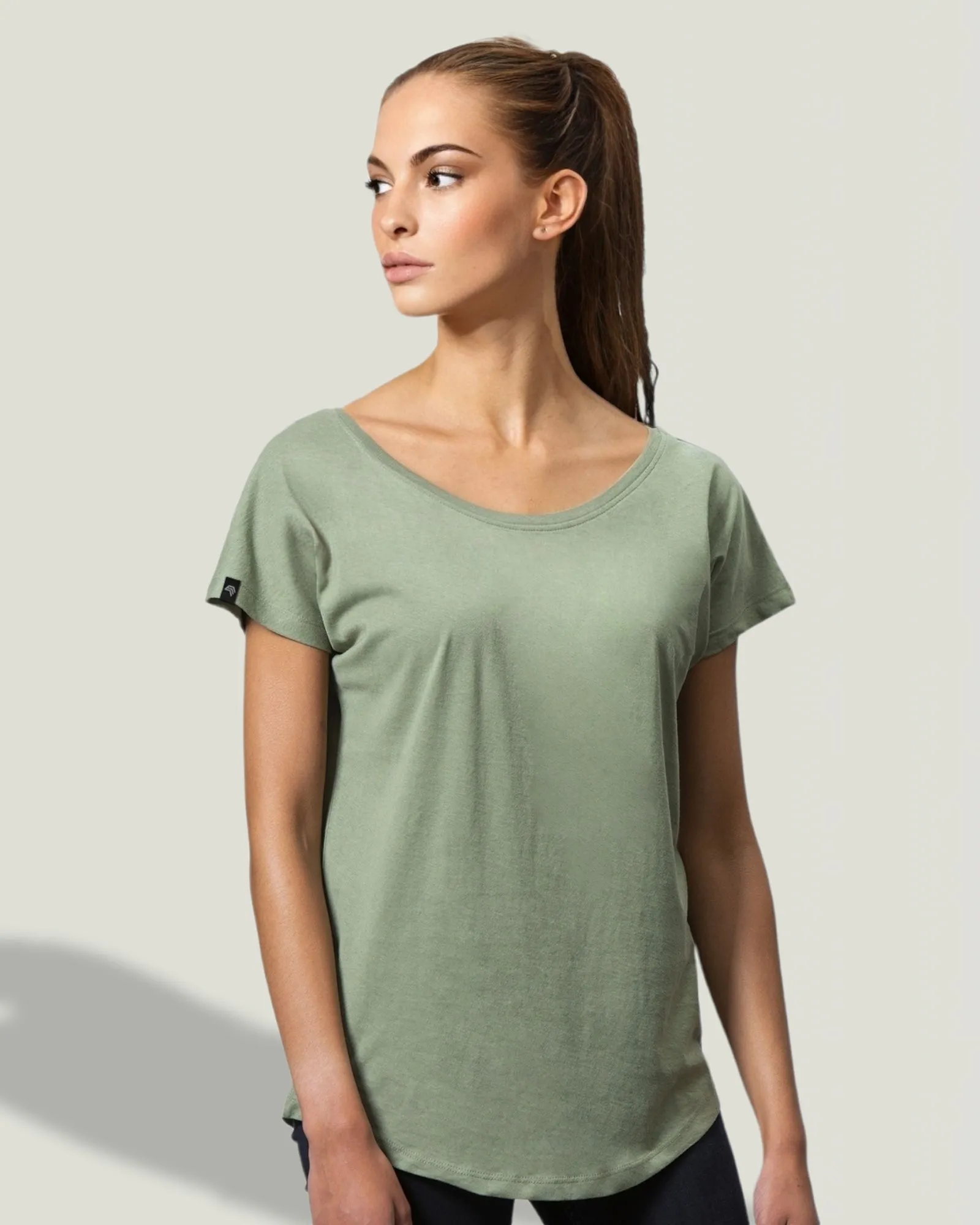 MTS M091 ― Damen Loose Fit T-Shirt Bio-Baumwolle - Schwarz