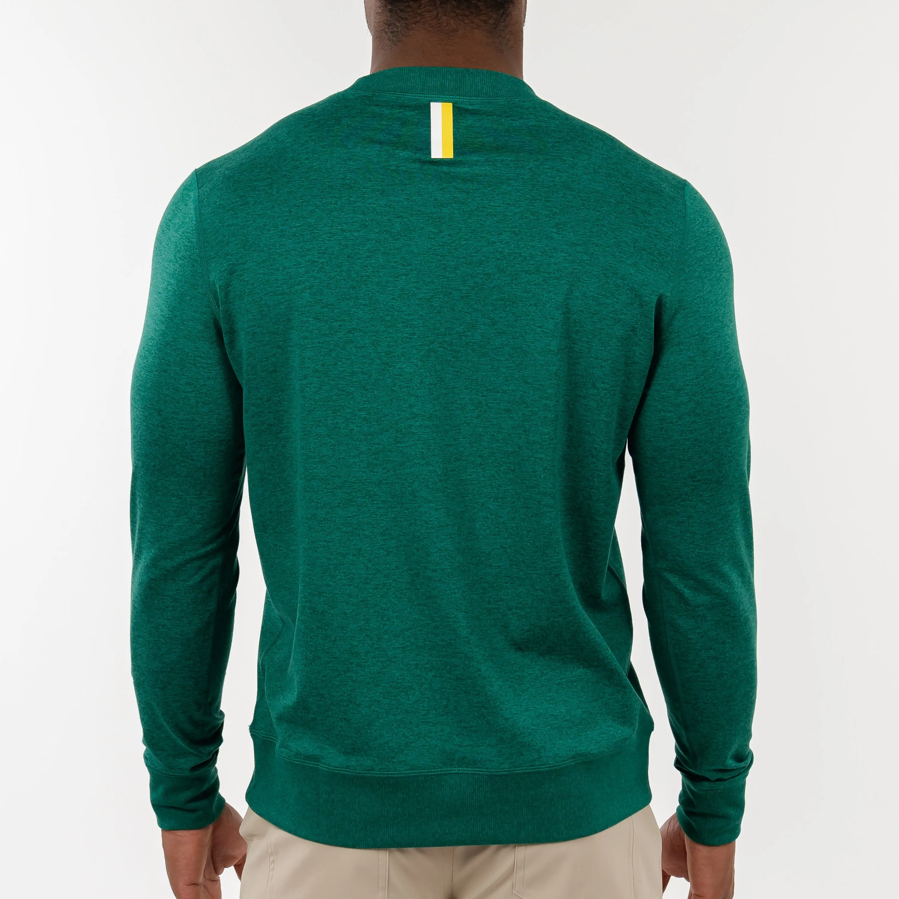 Pace Performance Crew | Heather - Fairway Green/Emerald Green