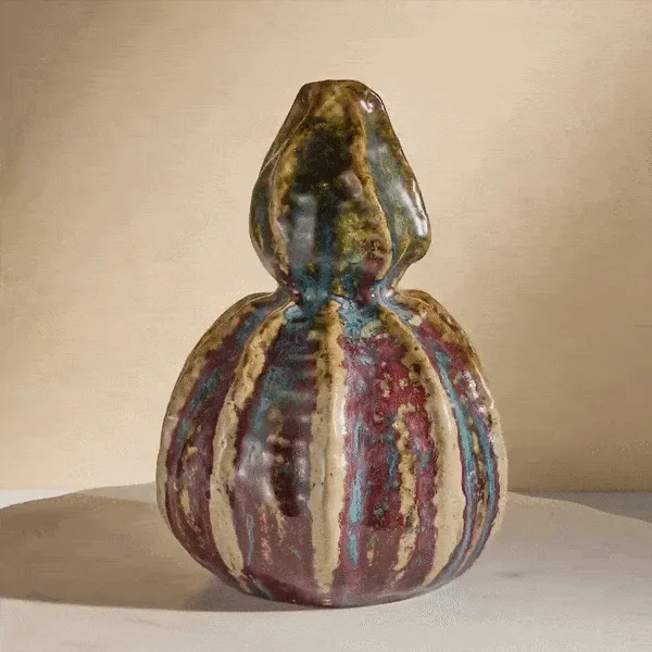 Pierre-Adrien Dalpayrat "Colocynth" Glazed Ceramic Vase