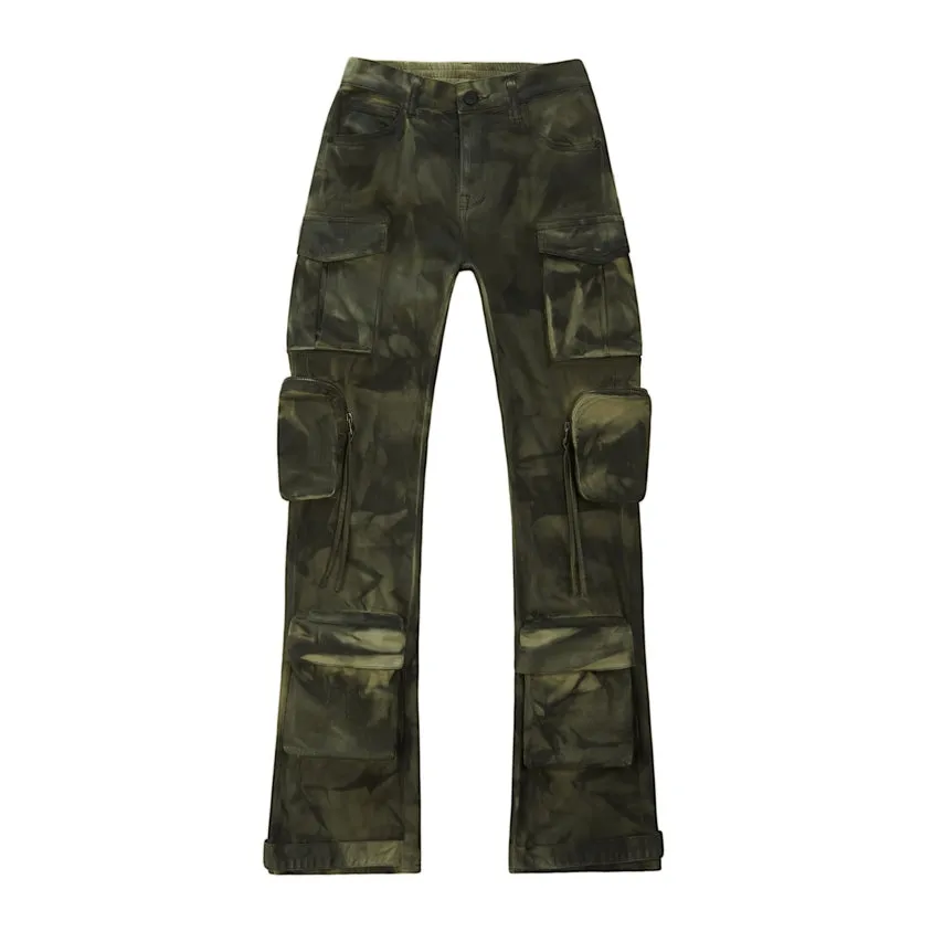 Pigment Dyed Utility Twill Pants - Clover Green