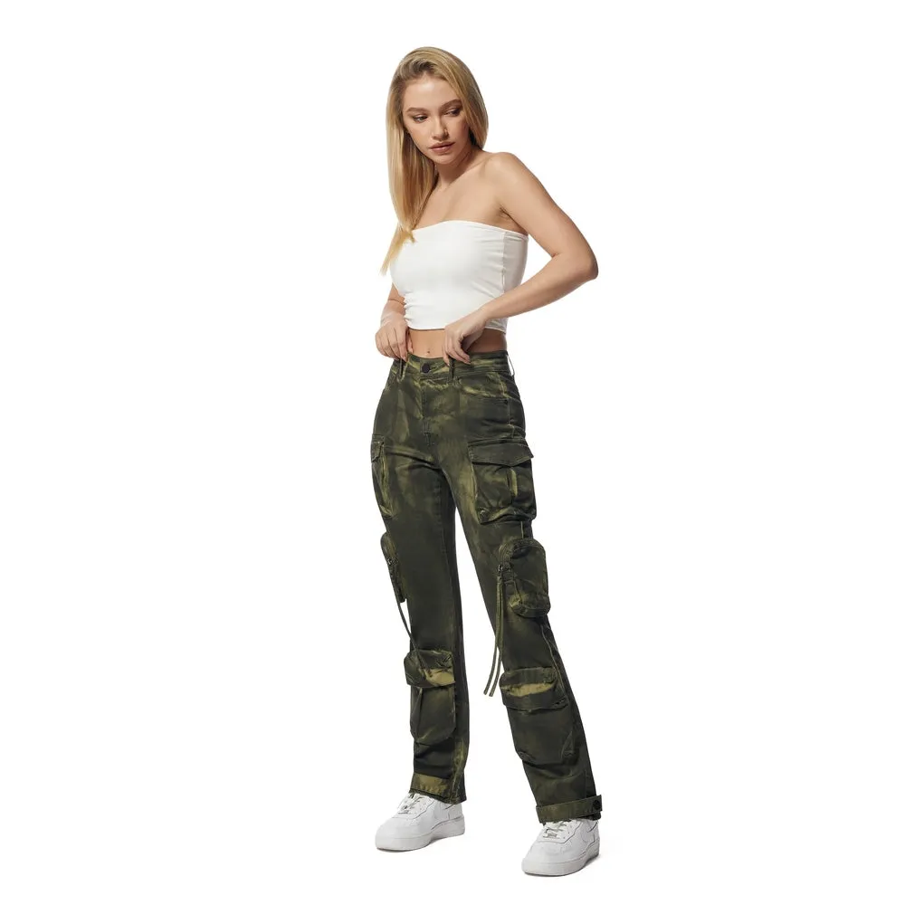 Pigment Dyed Utility Twill Pants - Clover Green