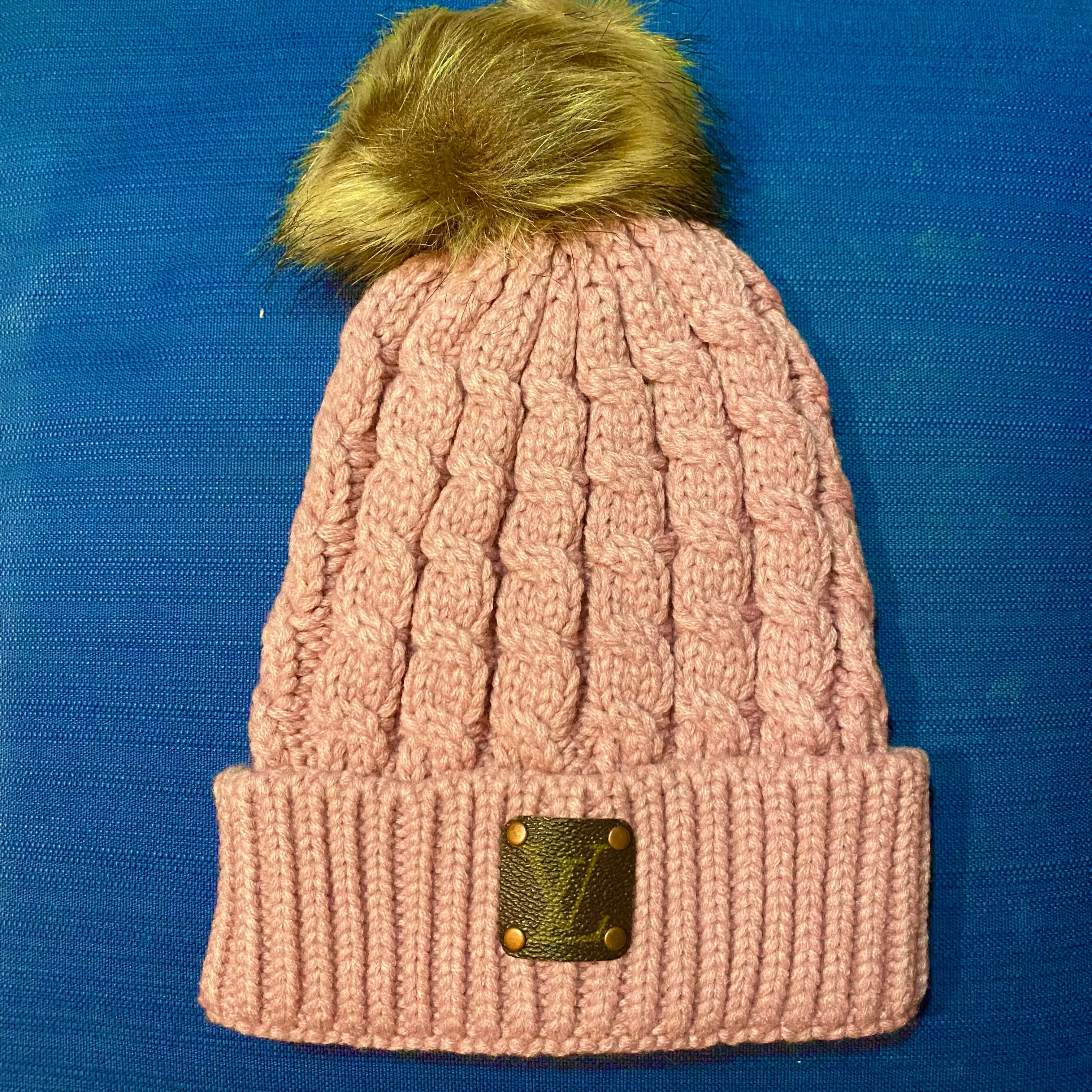 Pom-Pom Beanie Hat - Monogram LV