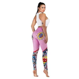 Pop Art Print High Waist Leggings