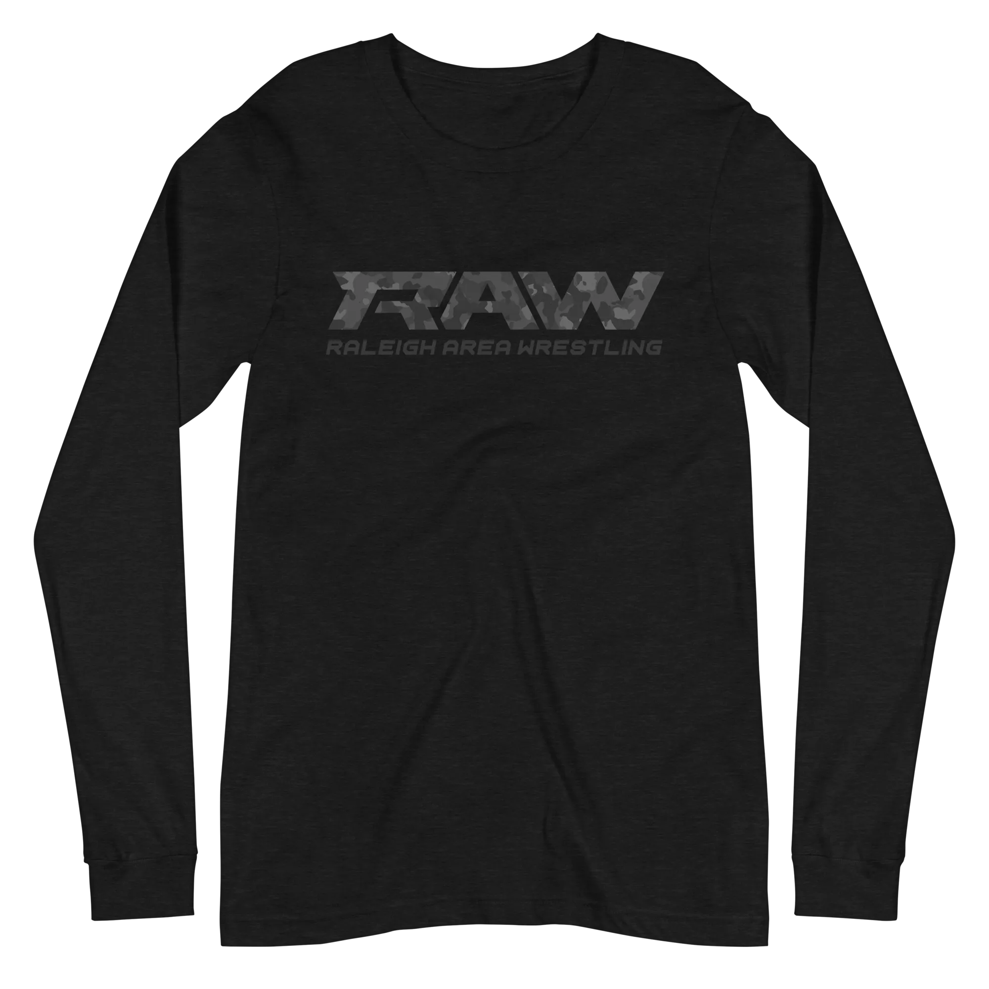 RAW Camo Black on Black Long Sleeve Tee