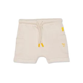 Recycled Cotton Cream Baby Shorts