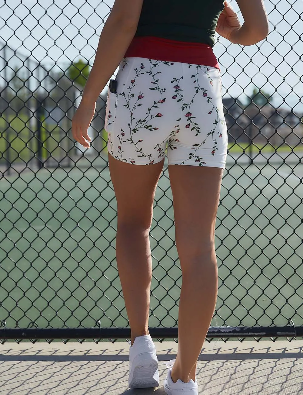 SA Exclusive Rose Bud Yoga Shorts