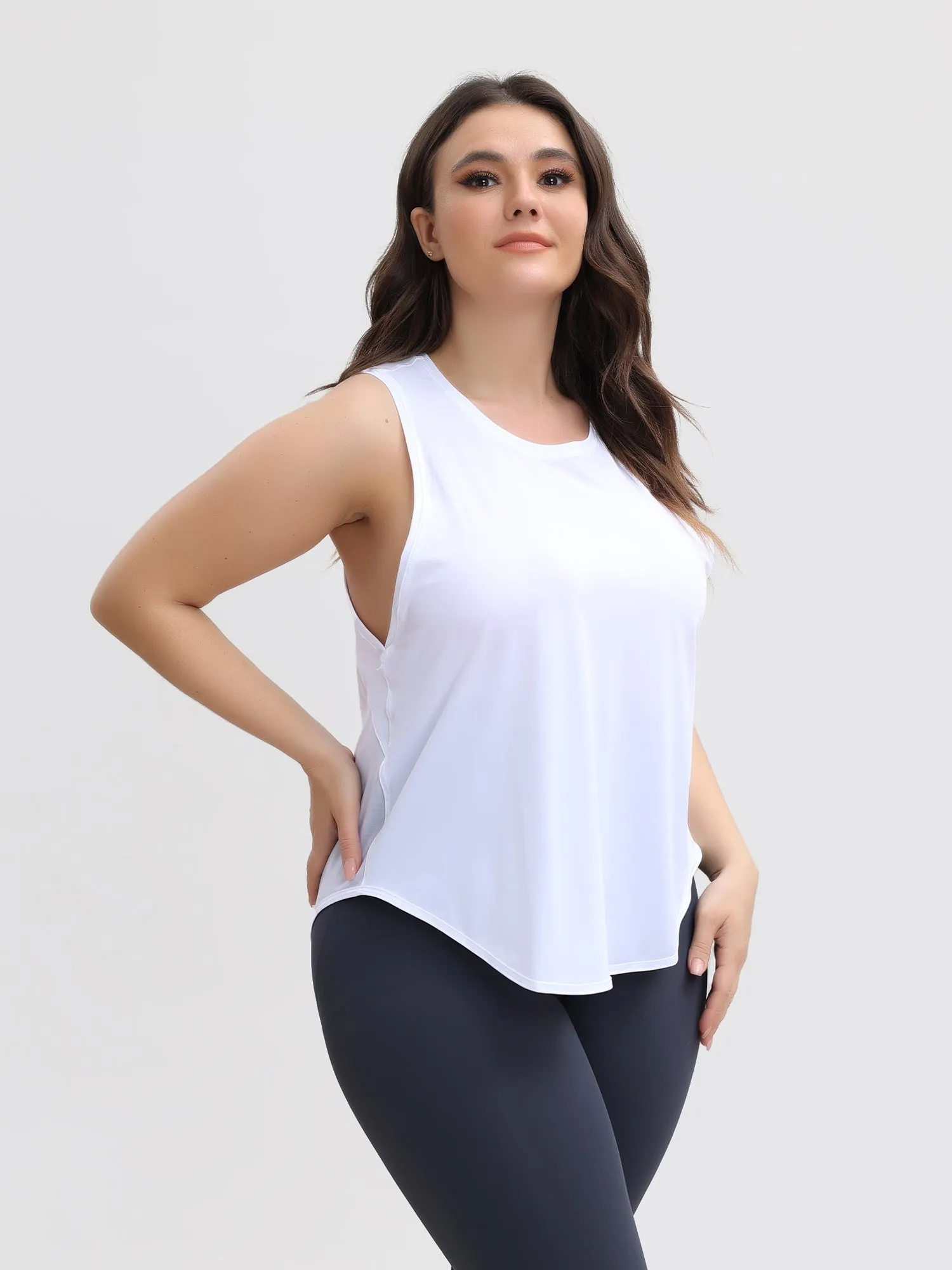 Semi-transluent Quick Dry Yoga Tank Top