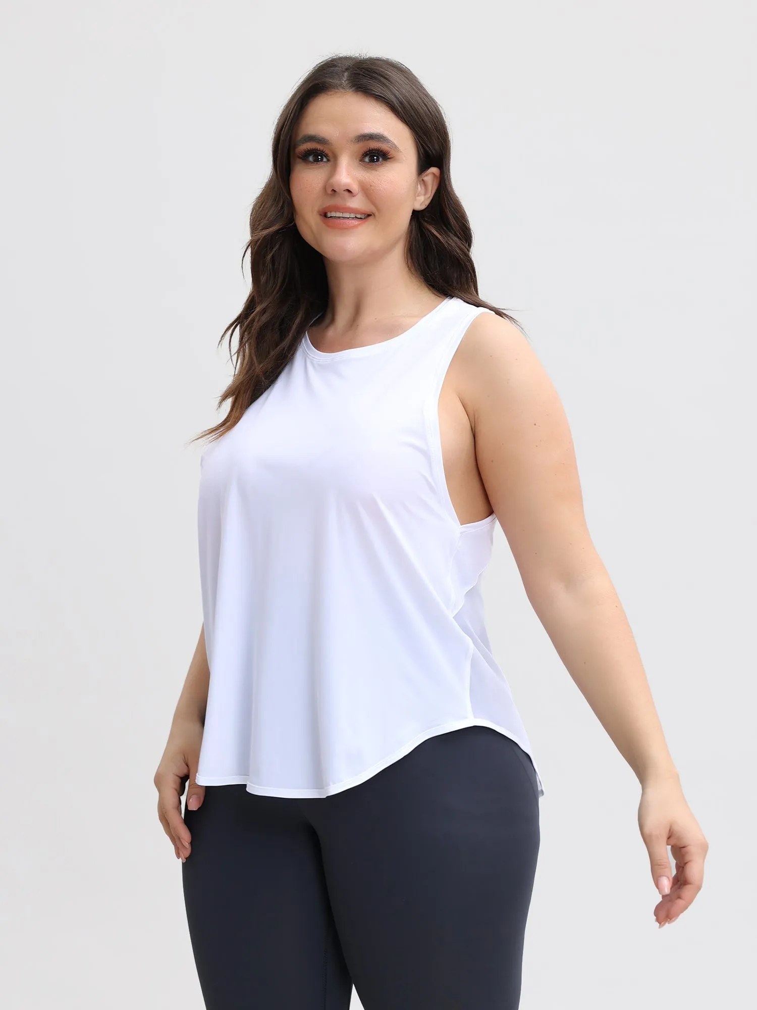 Semi-transluent Quick Dry Yoga Tank Top