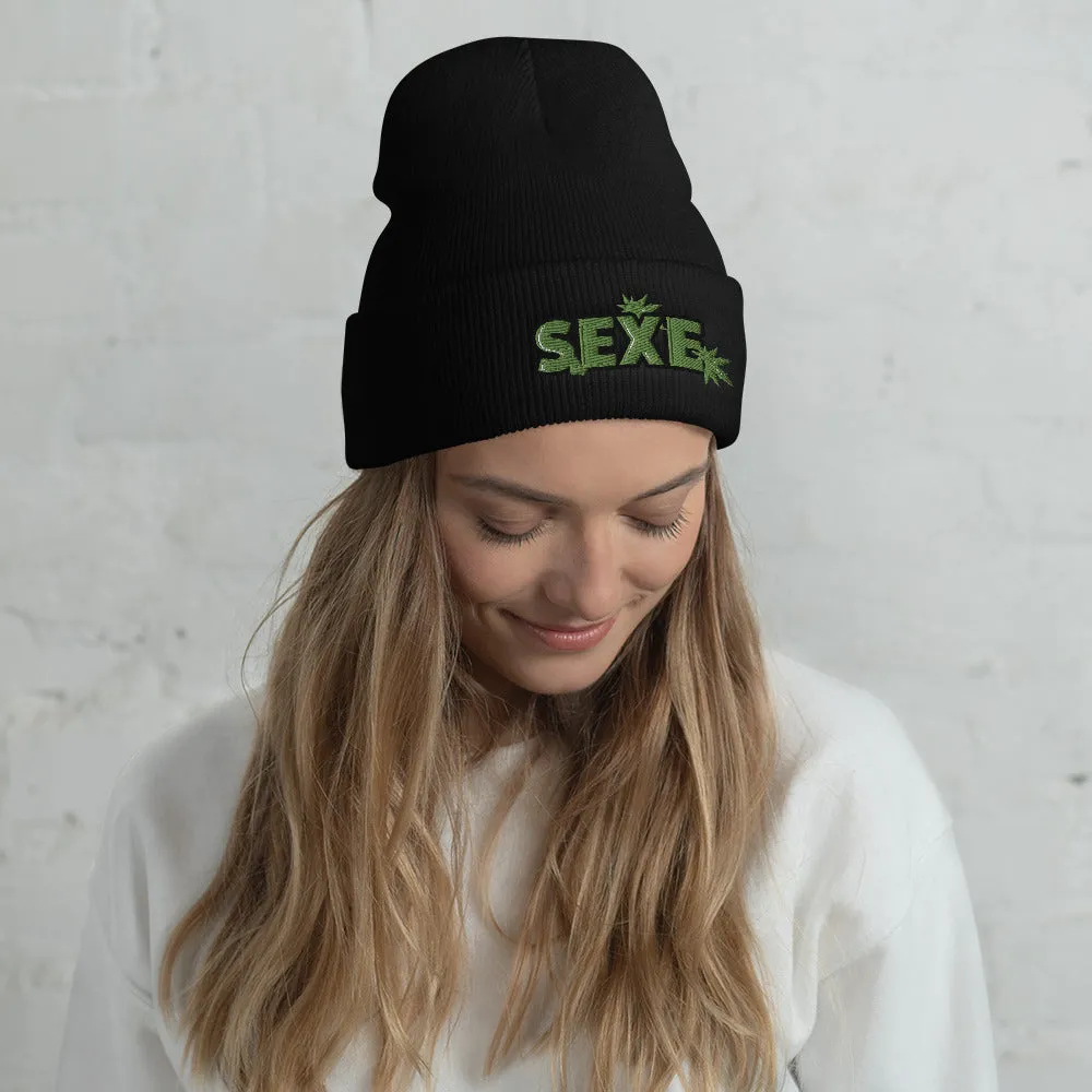 SEXE KUSH Cuffed Beanie