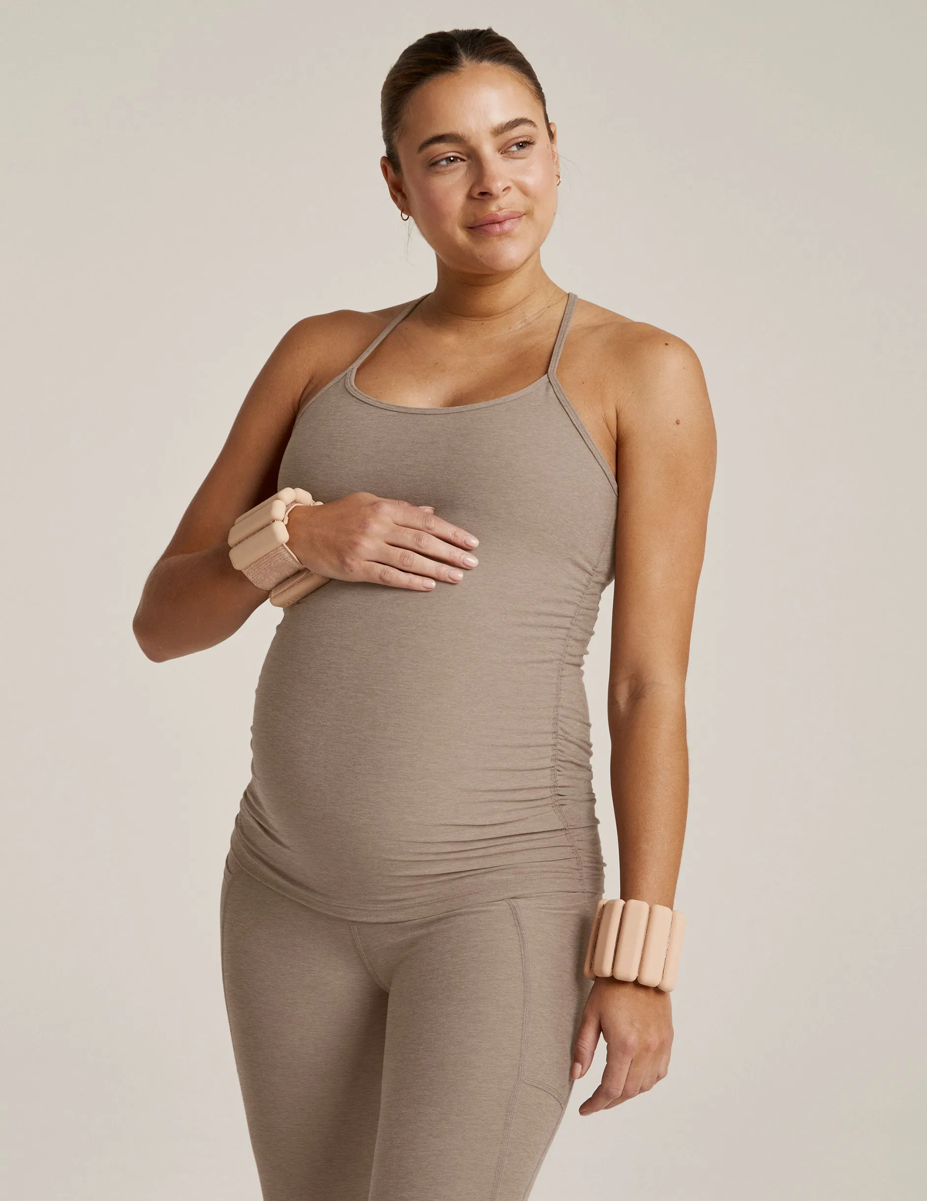 Spacedye Keep Your Cool Maternity Slim Racerback Tank