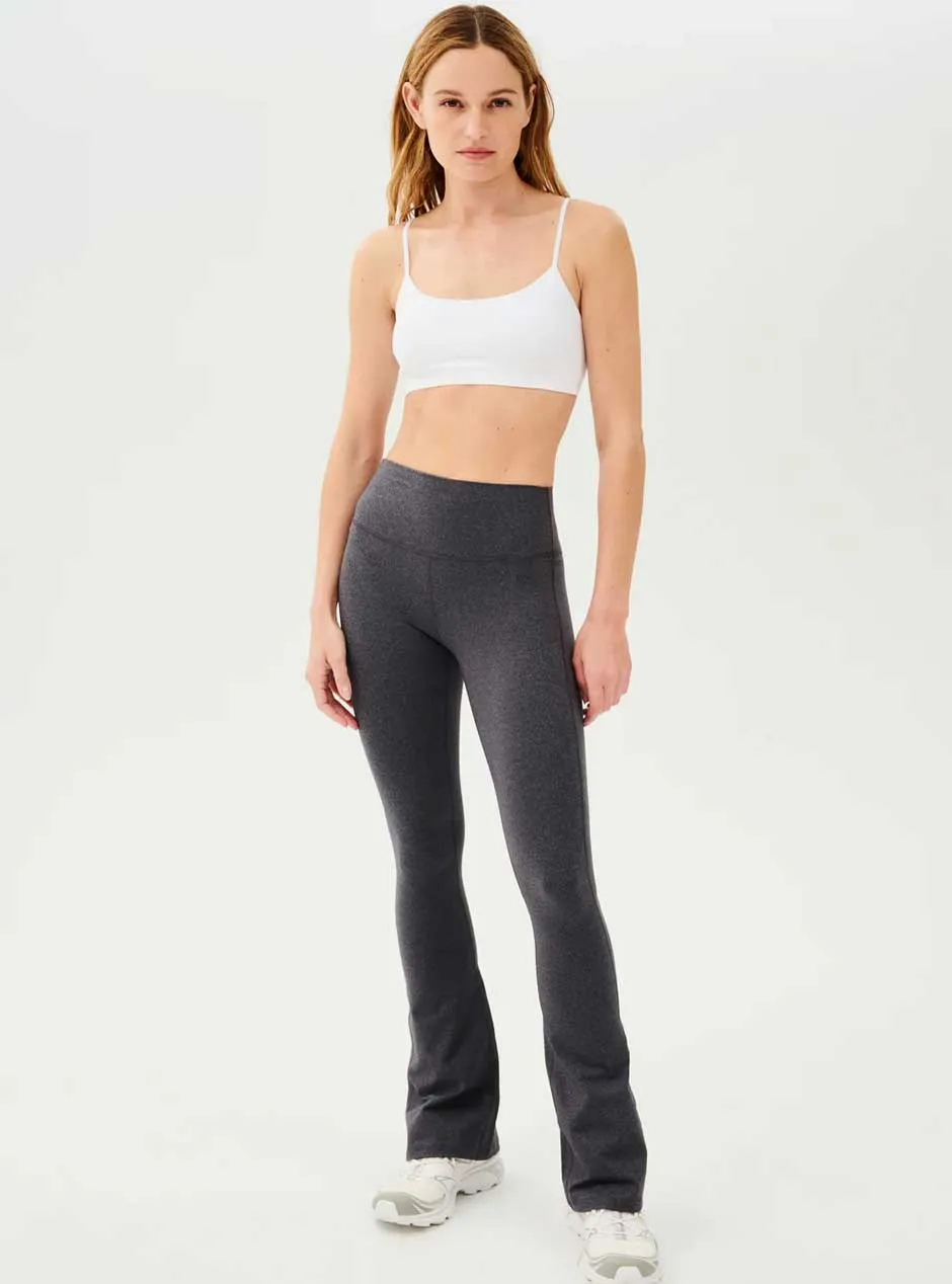 Splits59 Women's Raquel High Waist Flared Leggings - Heather Grey