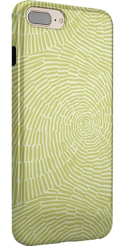 Swirl Away | Tea Green Geometric Case