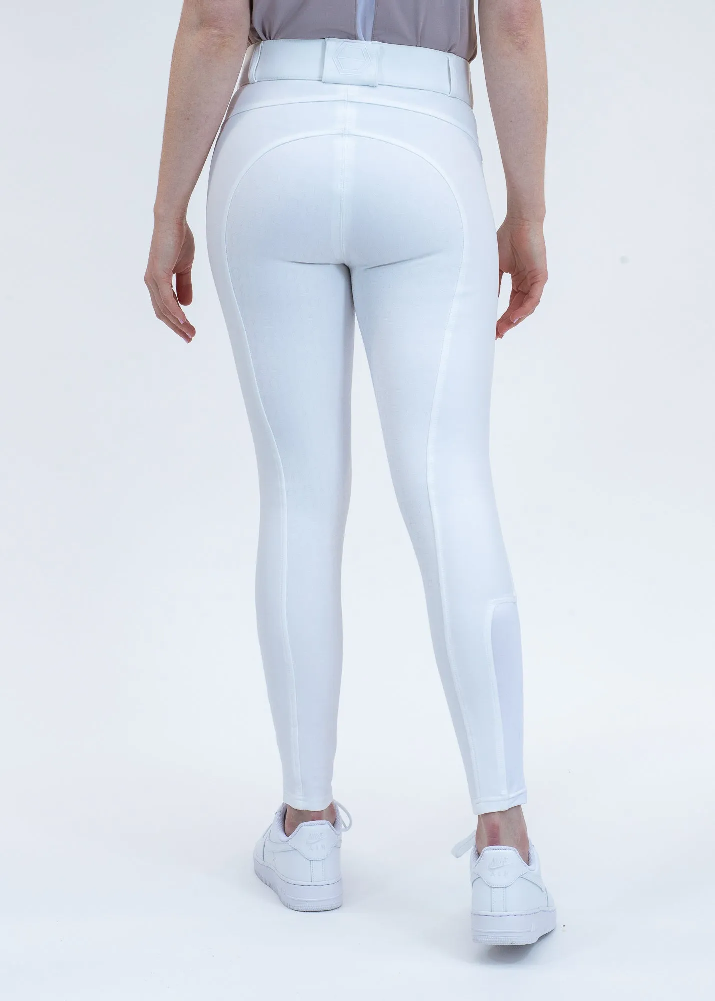 The Finley Full-Seat Breech in Classic White