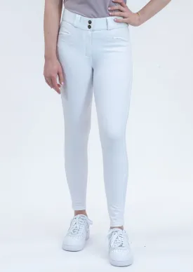 The Finley Full-Seat Breech in Classic White