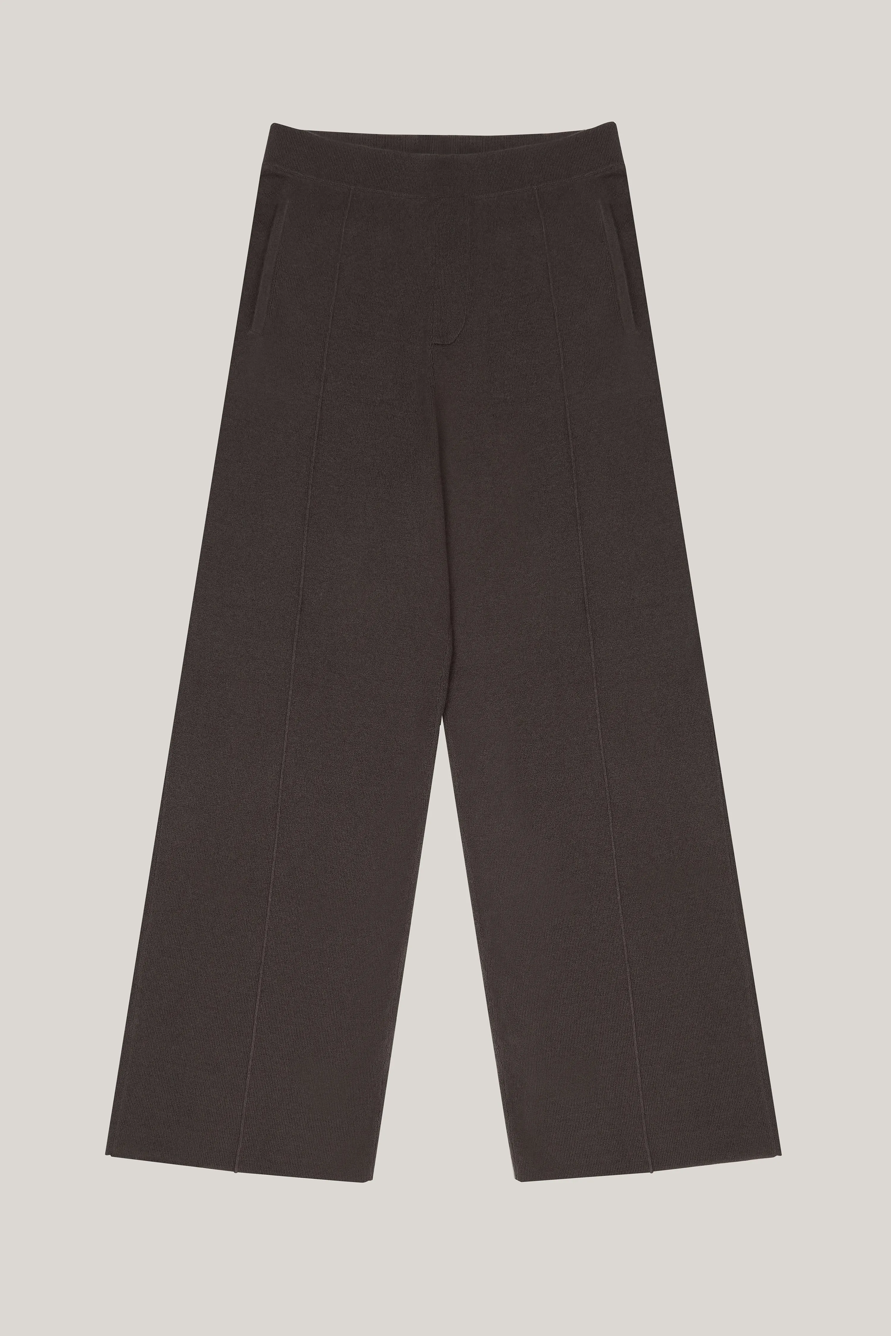 The Structured Trousers - Dark Olive Brown