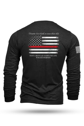 Thin Red Line - Long-Sleeve T-Shirt