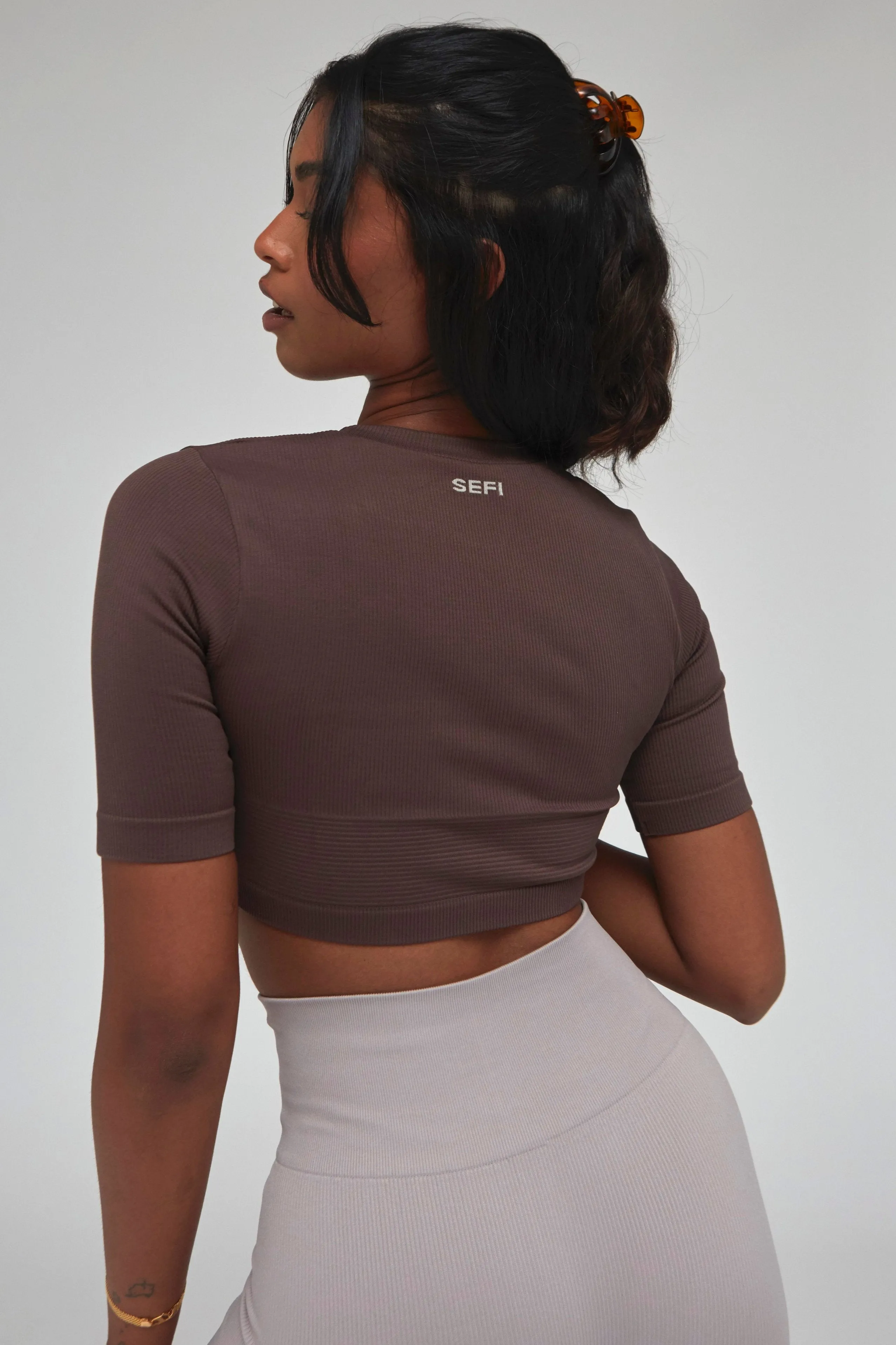 Timeless Crop - Cocoa Brown