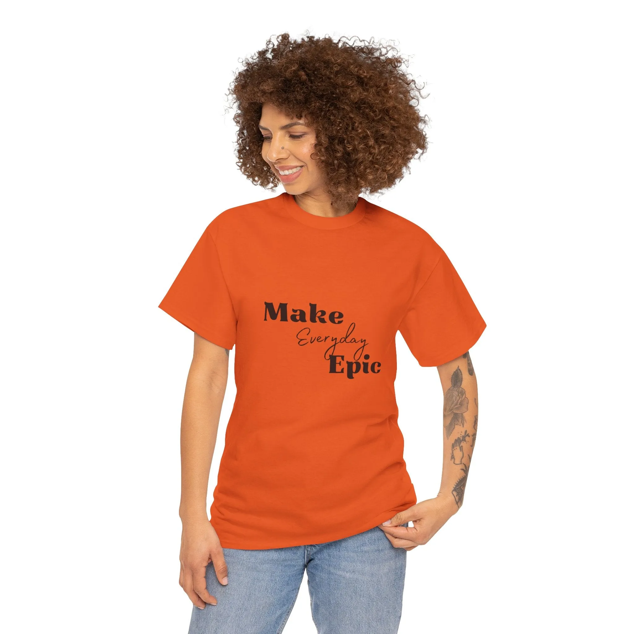 Unisex Heavy Cotton Tee-Make Everyday Epic