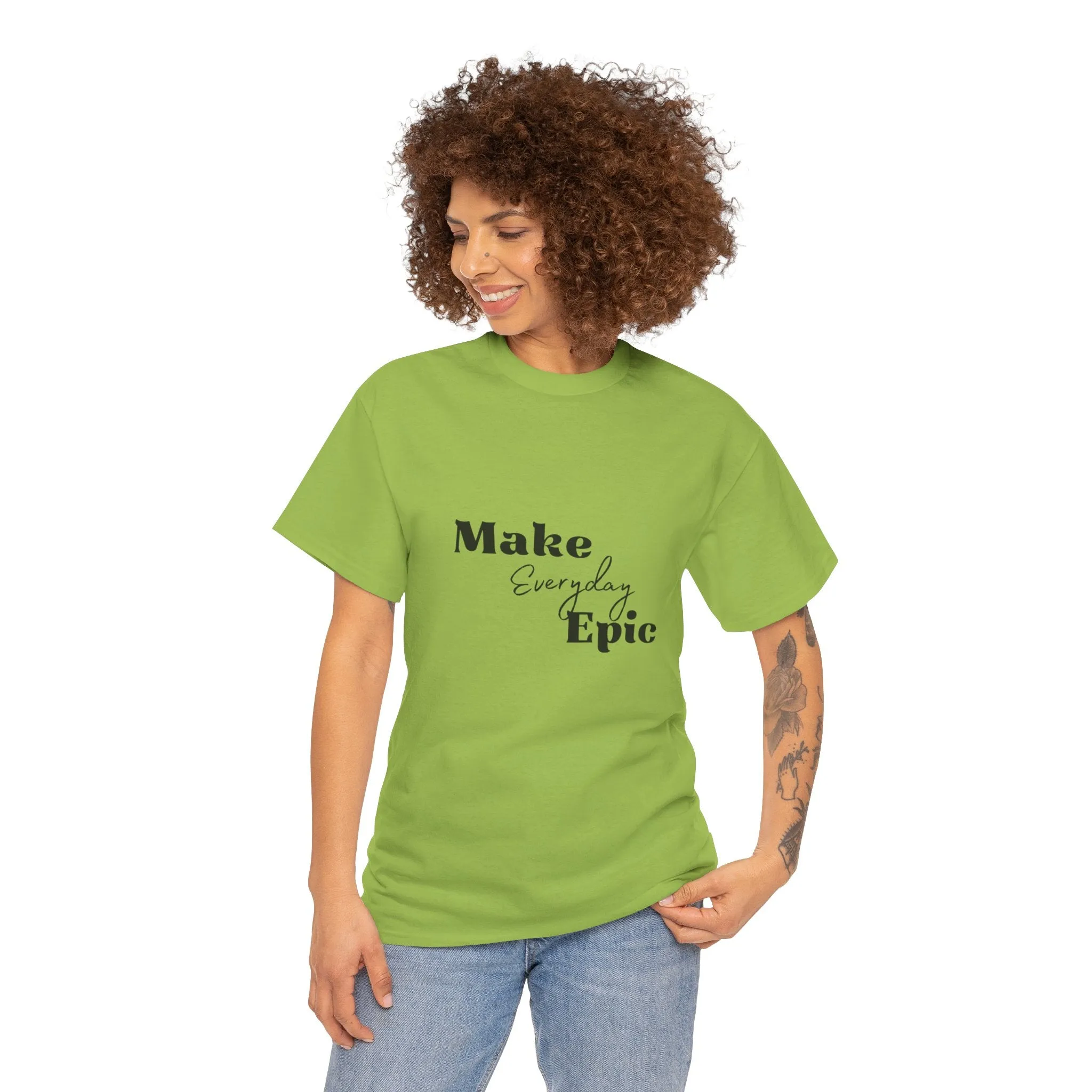 Unisex Heavy Cotton Tee-Make Everyday Epic