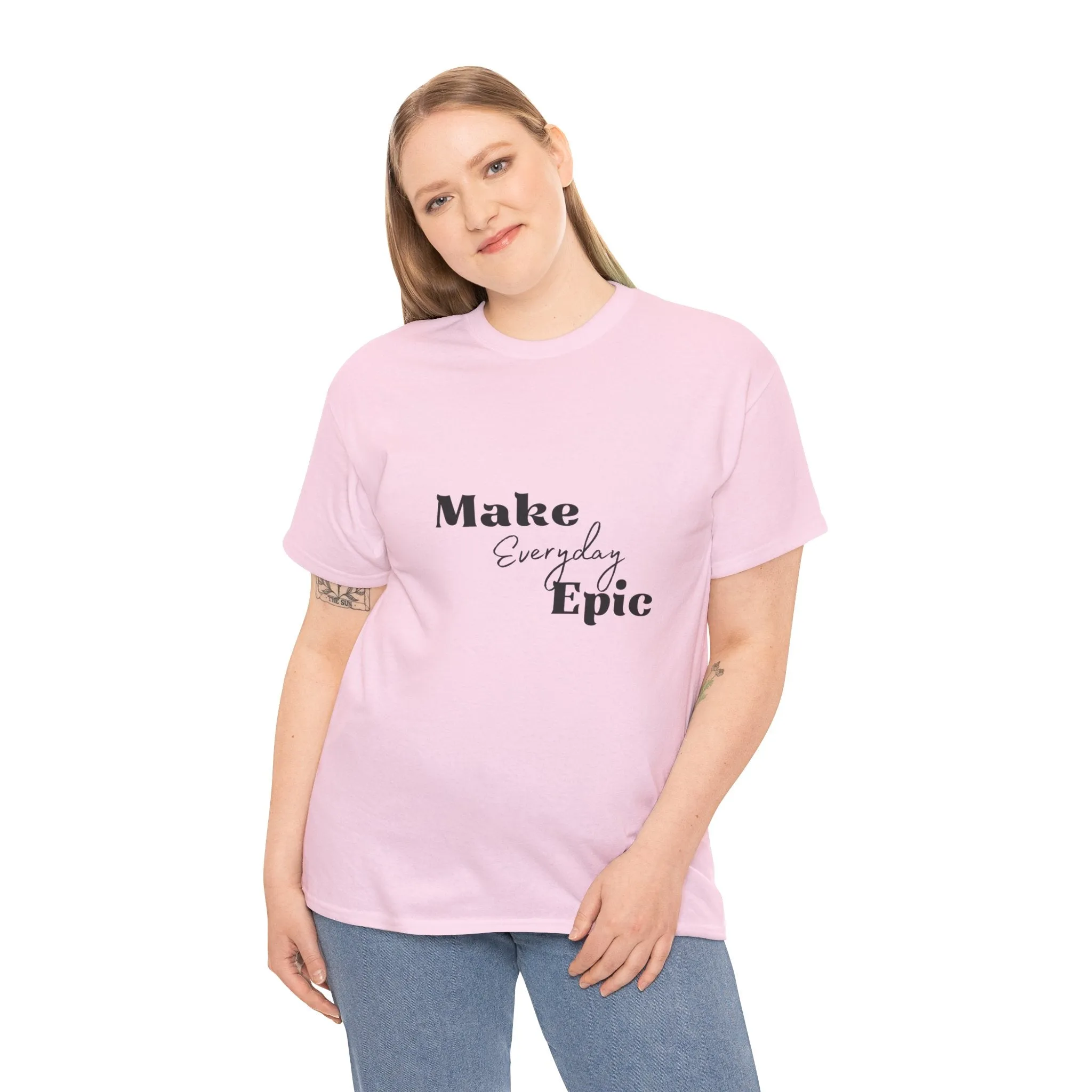 Unisex Heavy Cotton Tee-Make Everyday Epic