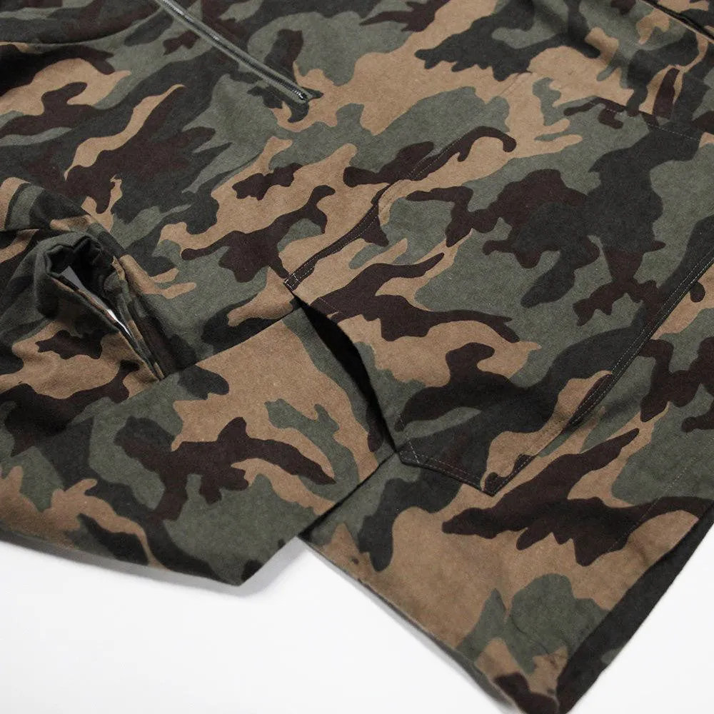 Vietnam Brushed Camo Embroidery Pull Over Hoodie