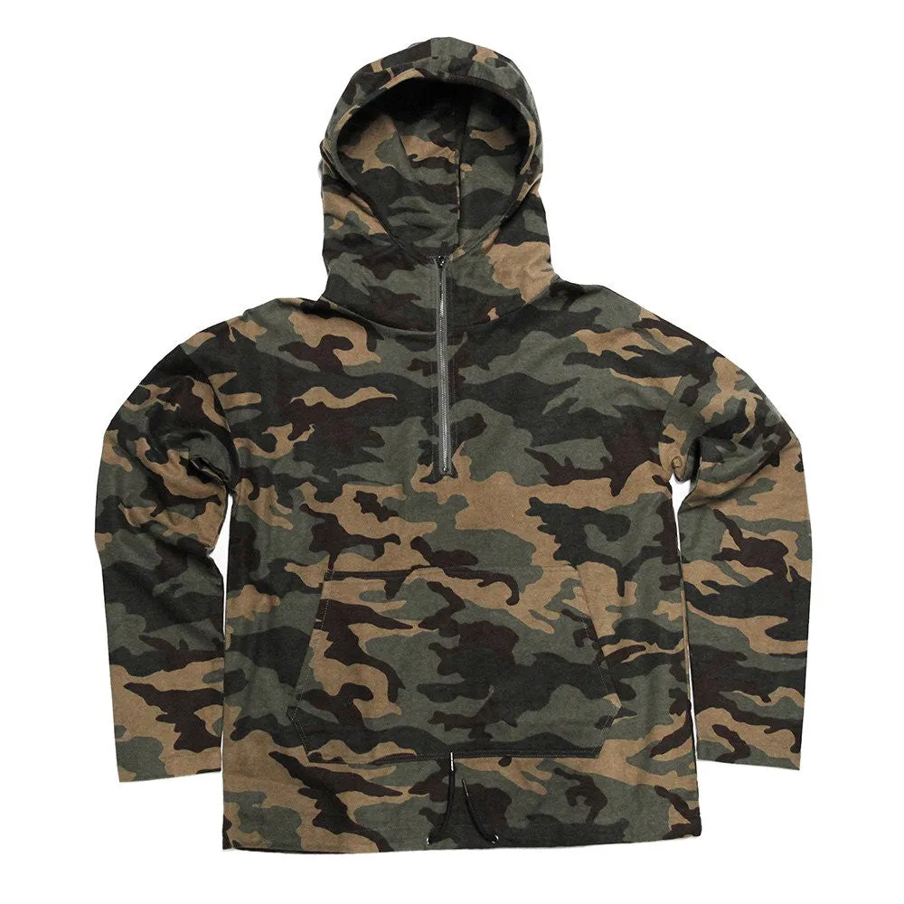 Vietnam Brushed Camo Embroidery Pull Over Hoodie