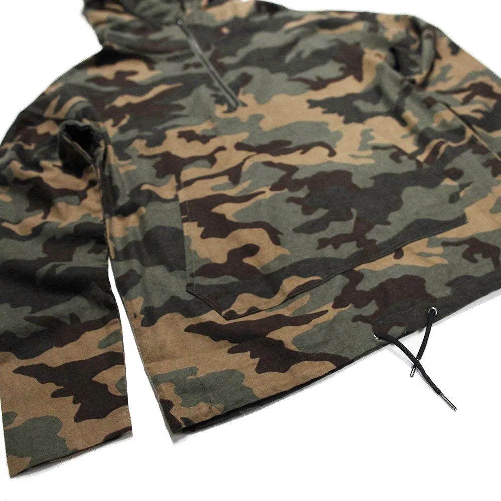 Vietnam Brushed Camo Embroidery Pull Over Hoodie